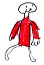 fragmento del dibujo de un niño