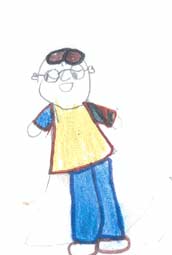 dibujito de un niño para Luis, es Luis!