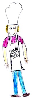 pan fresco (frag. dibujo de un niño)