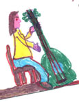 fragmento del dibujo de un niño