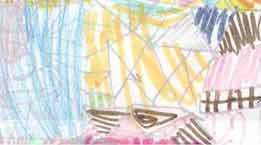 fragmento de un dibujo de Paloma