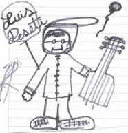 dibujo de luis con la guitarra