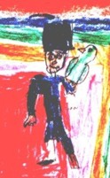 fragmento del dibujo de un niño