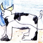 detalle del dibujo de un niño