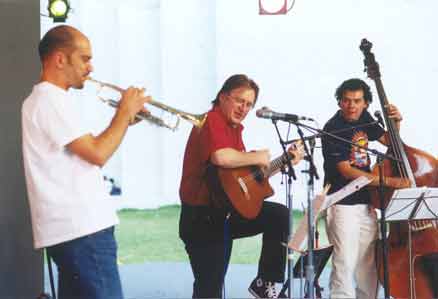 Luis con Eugenio y Luri